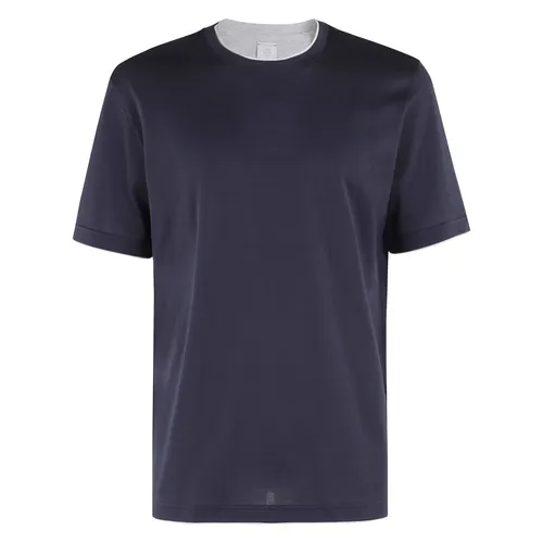 Eleventy - Tops > T-Shirts - Blue - Eleventy - Modalova