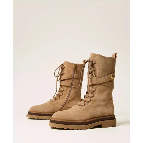 Shoes > Boots > Lace-up Boots - - Twinset - Modalova