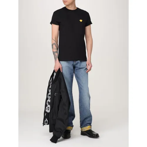Versace - Tops > T-Shirts - Black - Versace - Modalova