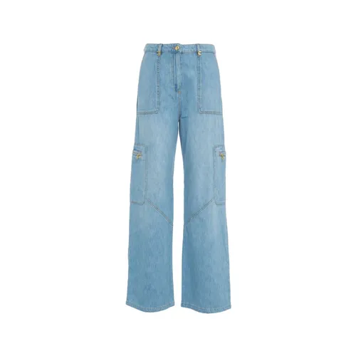Jeans > Wide Jeans - - Elisabetta Franchi - Modalova