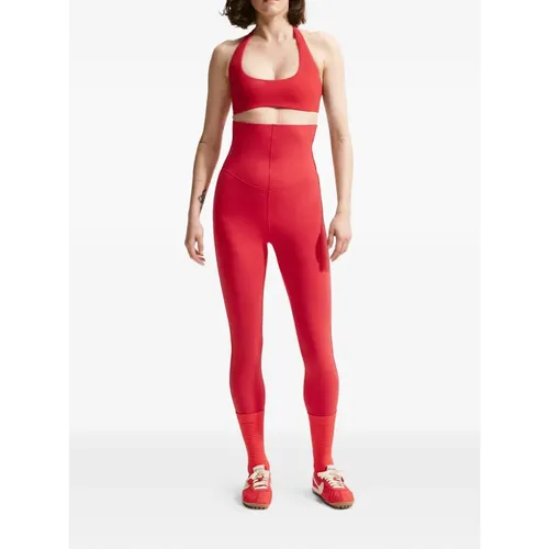 Nike - Trousers > Leggings - Red - Nike - Modalova