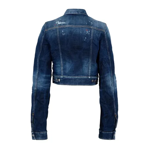 Jackets > Denim Jackets - - Dsquared2 - Modalova