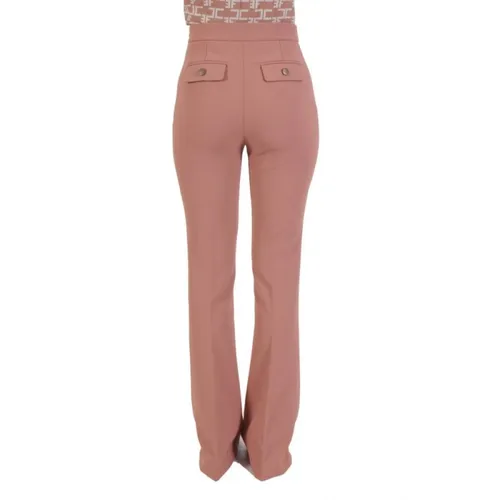 Trousers > Wide Trousers - - Elisabetta Franchi - Modalova