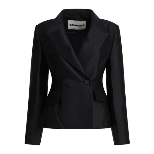 Jackets > Blazers - - Sandbeige - Modalova