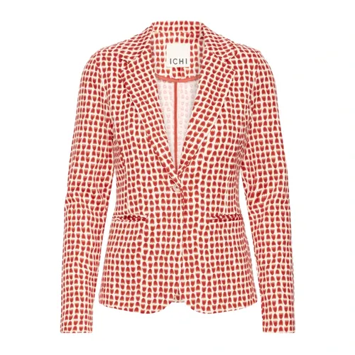 Ichi - Jackets > Blazers - Red - Ichi - Modalova