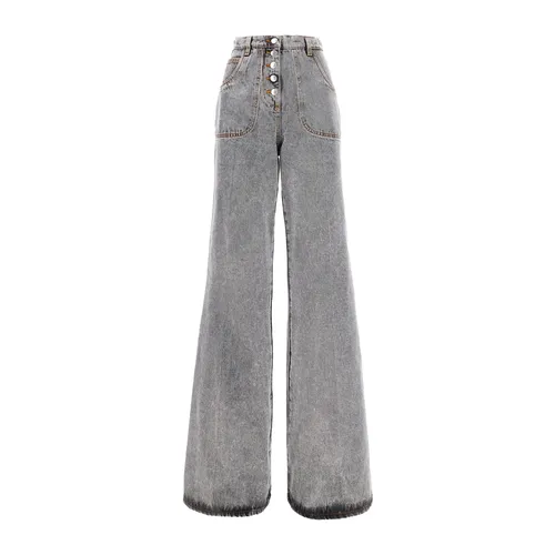 Etro - Jeans > Wide Jeans - Gray - Etro - Modalova