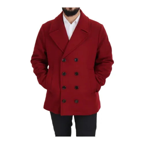 Coats > Double-Breasted Coats - - Dolce & Gabbana - Modalova