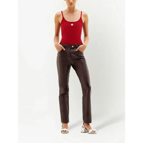 Tops > Sleeveless Tops - - Courrèges - Modalova
