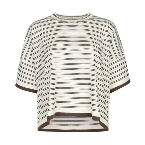 Tops > T-Shirts - - Brunello Cucinelli - Modalova