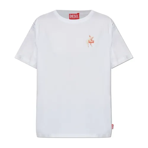 Diesel - Tops > T-Shirts - White - Diesel - Modalova