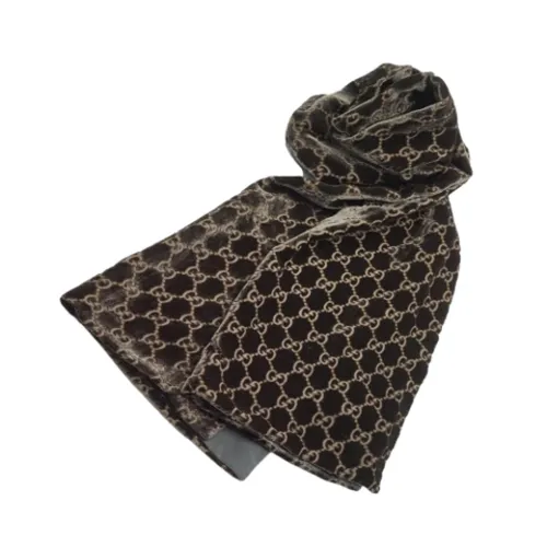 Pre-owned > Pre-owned Accessories > Pre-owned Scarves - - Gucci Vintage - Modalova