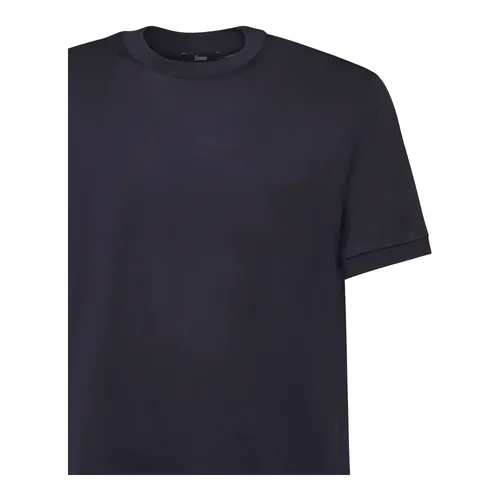 Herno - Tops > T-Shirts - Blue - Herno - Modalova