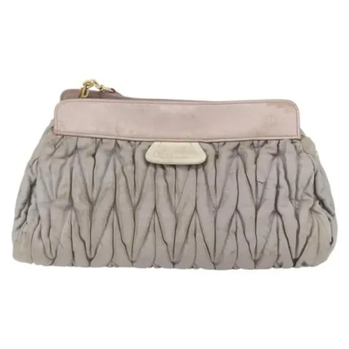 Pre-owned > Pre-owned Bags > Pre-owned Clutches - - Miu Miu Pre-owned - Modalova