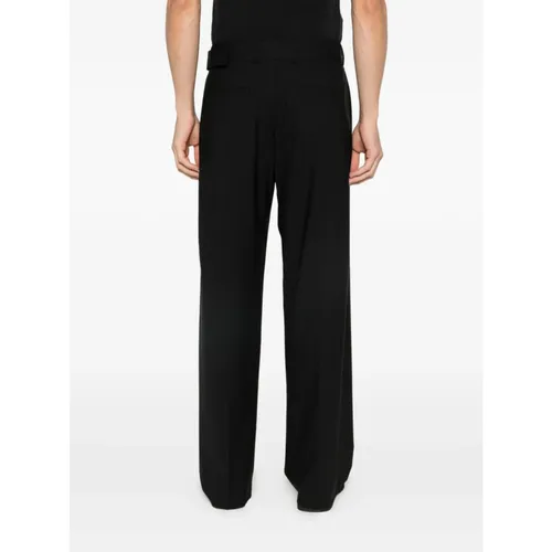 Trousers > Wide Trousers - - Emporio Armani - Modalova