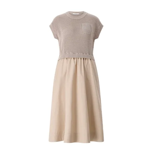 Dresses > Day Dresses > Midi Dresses - - Peserico - Modalova