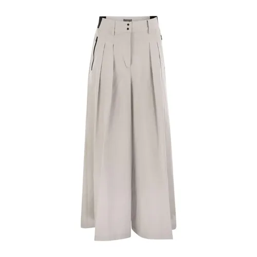Trousers > Wide Trousers - - Herno - Modalova