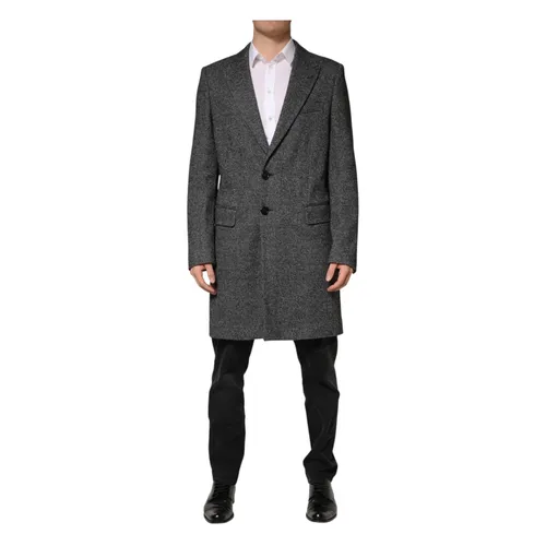 Coats > Single-Breasted Coats - - Dolce & Gabbana - Modalova