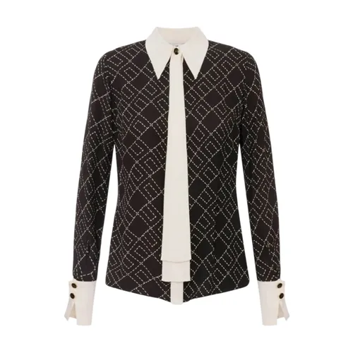 Blouses & Shirts > Shirts - - Elisabetta Franchi - Modalova