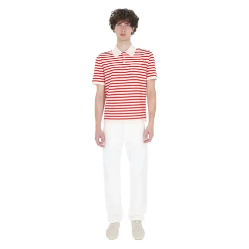 A.p.c. - Tops > Polo Shirts - Red - A.p.c. - Modalova