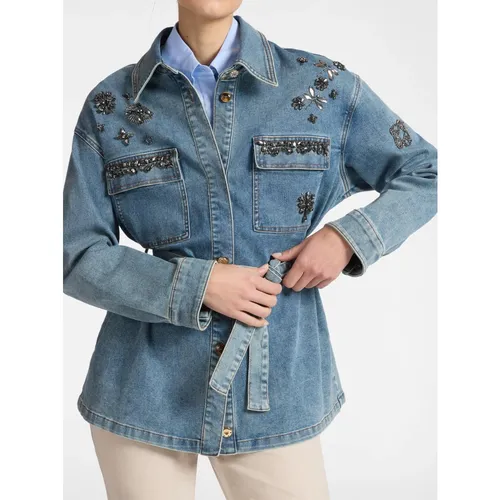Jackets > Denim Jackets - - Elena Mirò - Modalova