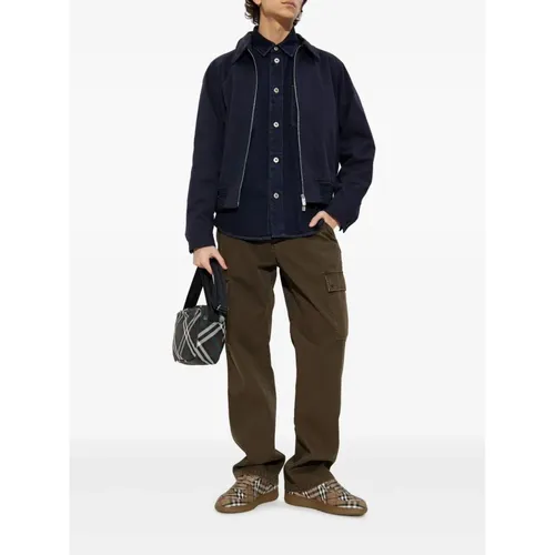 Trousers > Straight Trousers - - Burberry - Modalova