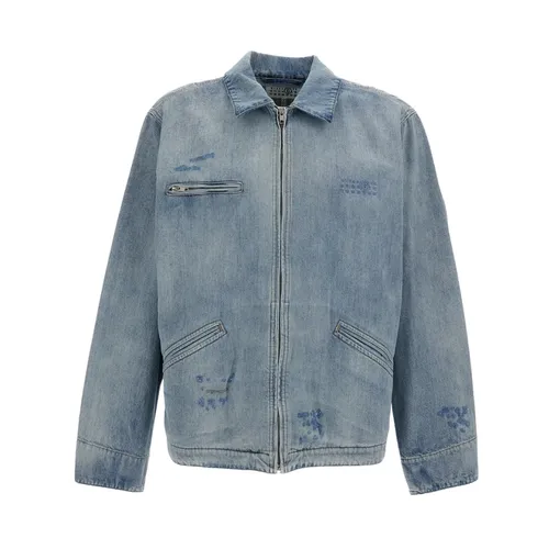 Jackets > Denim Jackets - - MM6 Maison Margiela - Modalova