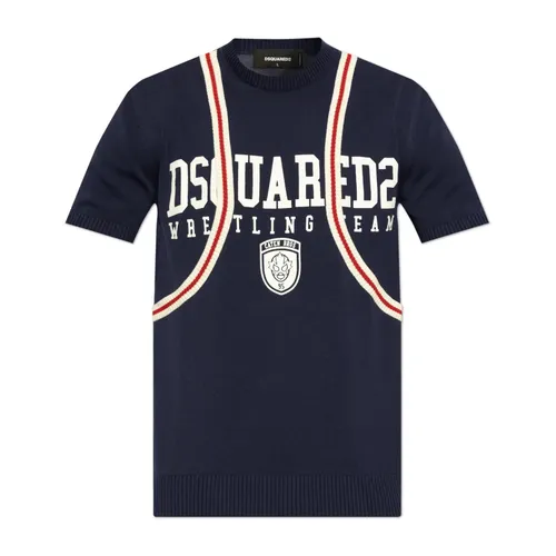 Knitwear > Round-neck Knitwear - - Dsquared2 - Modalova