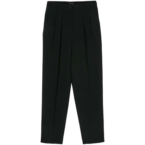 Trousers > Straight Trousers - - Giorgio Armani - Modalova
