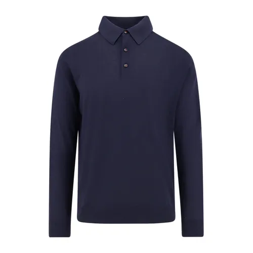Kiton - Tops > Polo Shirts - Blue - Kiton - Modalova