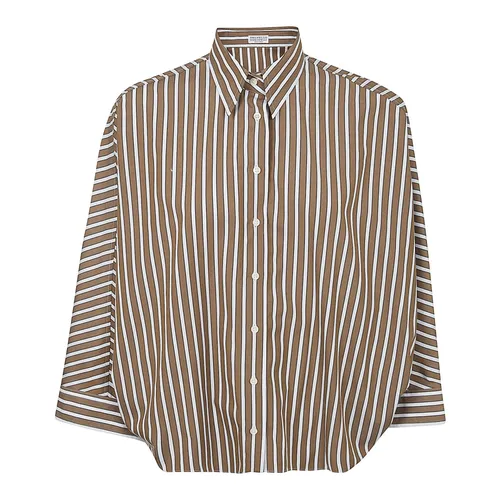 Blouses & Shirts > Shirts - - Brunello Cucinelli - Modalova