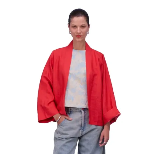 Blouses & Shirts > Kimonos - - Nathalie Vleeschouwer - Modalova