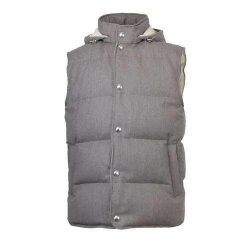 Eleventy - Jackets > Vests - Gray - Eleventy - Modalova
