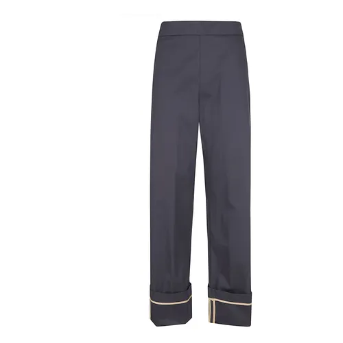 Trousers > Cropped Trousers - - Herno - Modalova