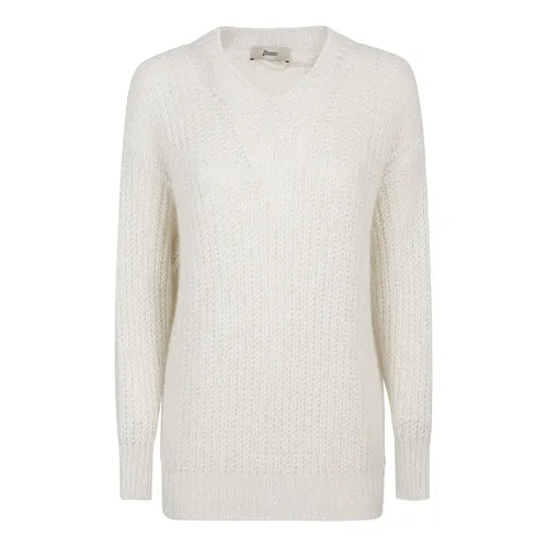 Knitwear > V-neck Knitwear - - Herno - Modalova