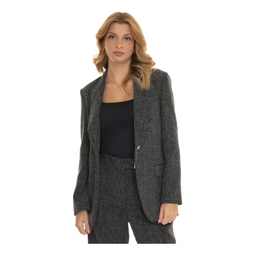 Liu Jo - Jackets > Blazers - Gray - Liu Jo - Modalova