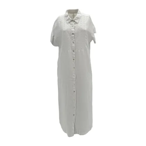 Dresses > Day Dresses > Shirt Dresses - - 120% Lino - Modalova