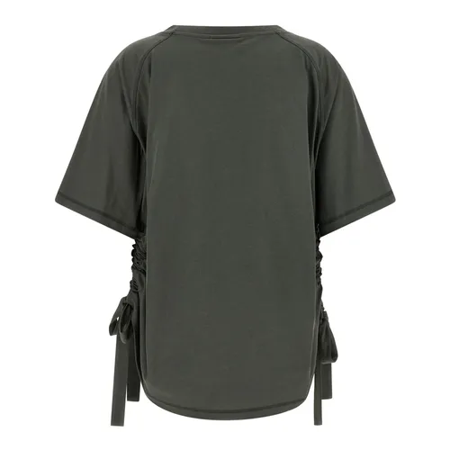 Ganni - Tops > T-Shirts - Gray - Ganni - Modalova