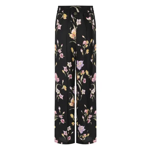 Trousers > Wide Trousers - - Twinset - Modalova