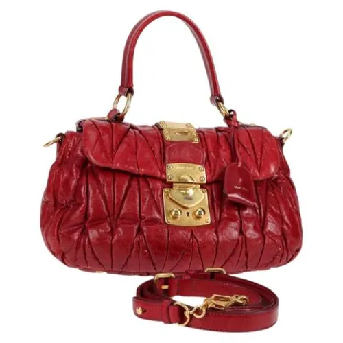 Pre-owned > Pre-owned Bags > Pre-owned Handbags - - Miu Miu Pre-owned - Modalova