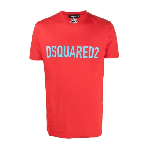 Dsquared2 - Tops > T-Shirts - Red - Dsquared2 - Modalova