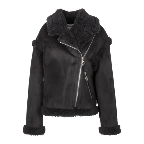 Jackets > Faux Fur & Shearling Jackets - - Moschino - Modalova