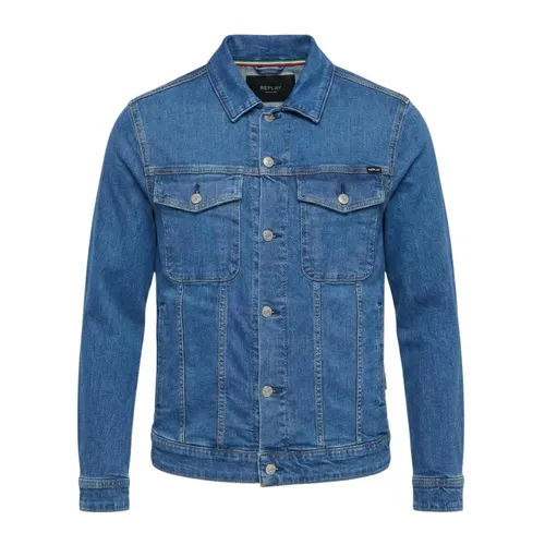 Jackets > Denim Jackets - - Replay - Modalova
