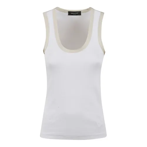 Tops > Sleeveless Tops - - Fabiana Filippi - Modalova