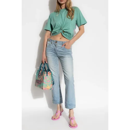Versace - Tops > T-Shirts - Green - Versace - Modalova