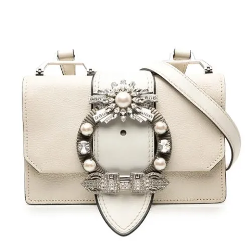 Pre-owned > Pre-owned Bags > Pre-owned Cross Body Bags - - Miu Miu Pre-owned - Modalova