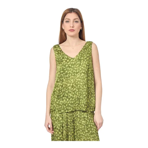 Tops > Sleeveless Tops - - Manila Grace - Modalova