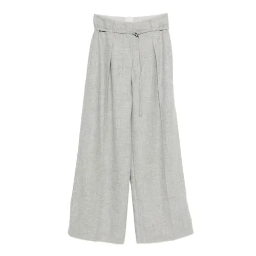 Trousers > Wide Trousers - - Brunello Cucinelli - Modalova