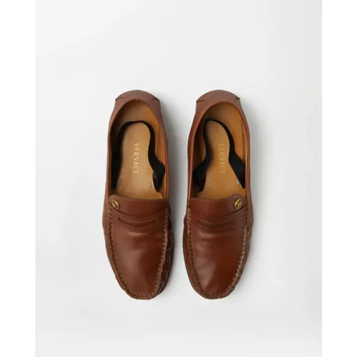 Shoes > Flats > Loafers - - Versace - Modalova