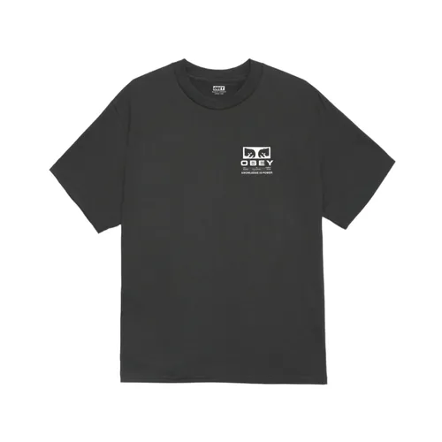 Obey - Tops > T-Shirts - Black - Obey - Modalova