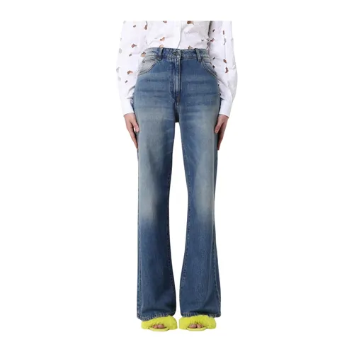 Msgm - Jeans > Wide Jeans - Blue - Msgm - Modalova